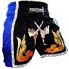 FIGHTERS - Thaibox Shorts / Elite Fighters / Schwarz-Blau / XS