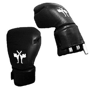 FIGHTERS - Gants de boxe avec Poids / Noir / 16 oz