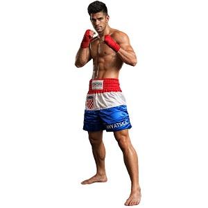 FIGHTERS - Shorts de Muay Thai / Croatie-Hrvatska / Grb / XL