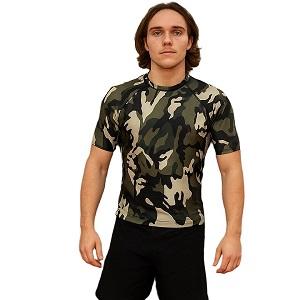 FIGHTERS - Rash Guard / Camouflage / XS (12 - 16 years, - 155 cm)