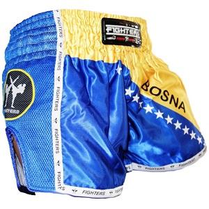 FIGHTERS - Short de Muay Thai / Elite / Bosnie-Bosna / XS