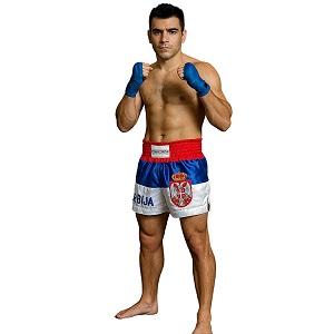 FIGHTERS - Shorts de Muay Thai / Serbie-Srbija / Gbr / Large