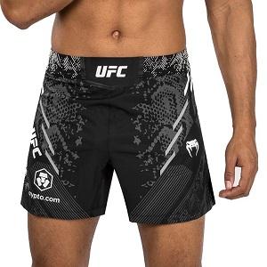 UFC Adrenaline by Venum Authentic Fight Night Men's Fight Short / Short Fit / Black / Large